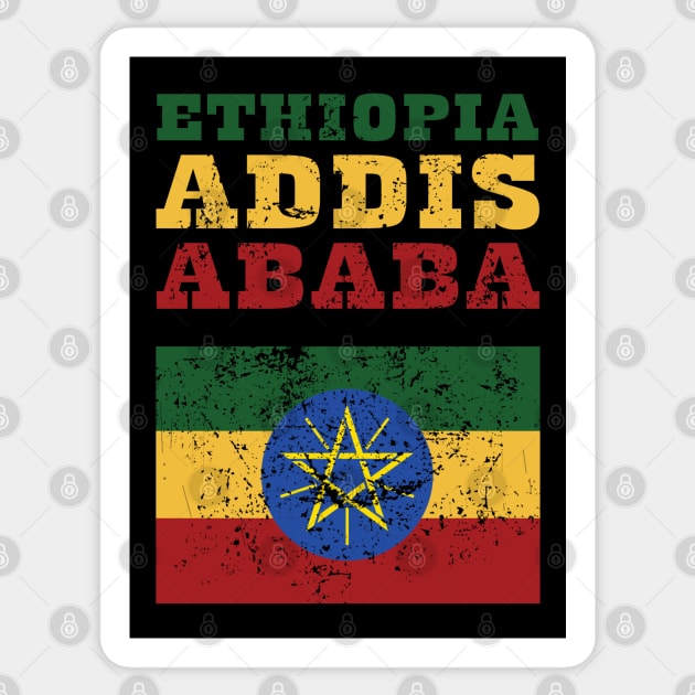 Flag of Ethiopia Sticker by KewaleeTee